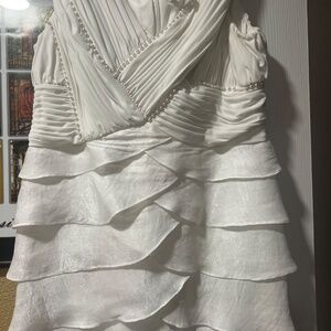 IVORY FORMAL DRESS SIZE 14
